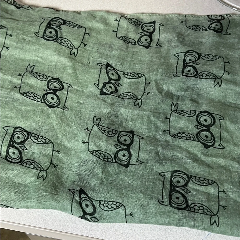 Rue21 Mint Owl Print Scarf